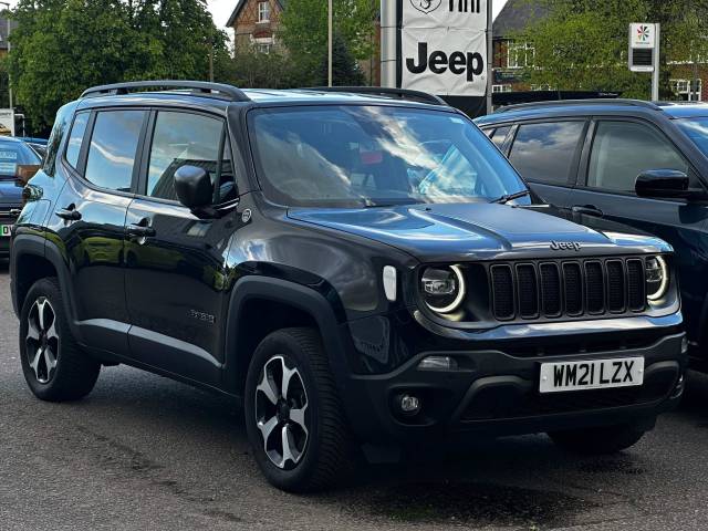 Jeep Renegade 1.3 GSE T4 11.4kWh Trailhawk Auto 4xe Euro 6 (s/s) 5dr SUV Hybrid Black