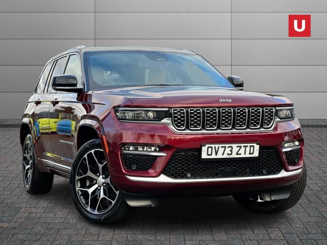 Jeep Grand Cherokee 2.0 Turbo 4xe PHEV Summit Reserve 5dr Auto Estate Petrol Parallel PHEV RED