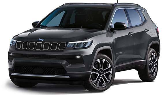 Jeep Compass Phev Limited 1.3 T4 Phev 240hp At Eawd E6.4 Estate Petrol/electric Graphite Grey + Black Roof