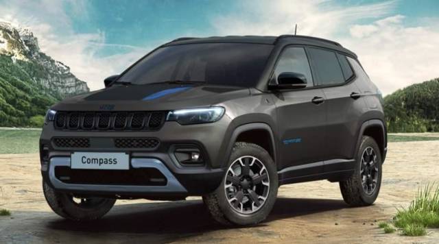 Jeep Compass Phev Trailhawk 1.3 T4 Phev 240hp At Eawd E6.4 Estate Petrol/electric Sting Grey + Black Roof