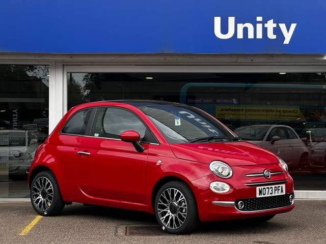 Fiat 500 1.0 MHEV Top Euro 6 (s/s) 3dr Hatchback Petrol Red