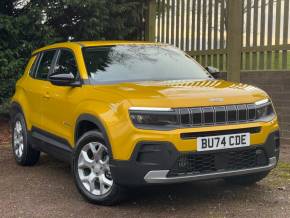 JEEP AVENGER 2024 (74) at Unity Automotive Oxford