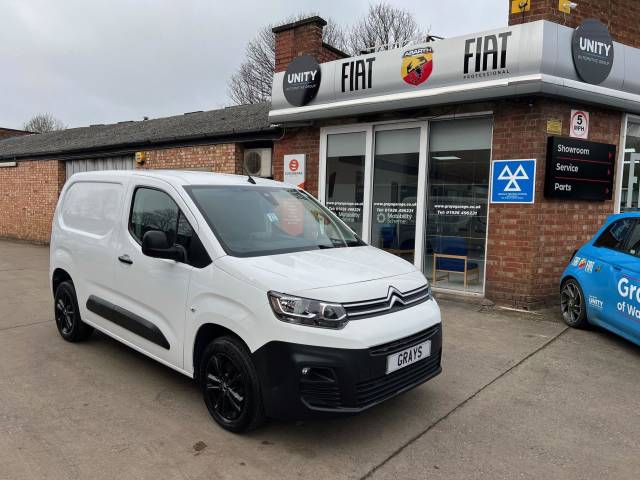 Citroen Berlingo 1.5 BlueHDi 1000Kg Driver 100ps Panel Van Diesel WHITE