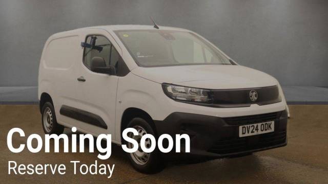 Vauxhall Combo 1.5 Turbo D 100ps Prime H1 Van Panel Van Diesel WHITE