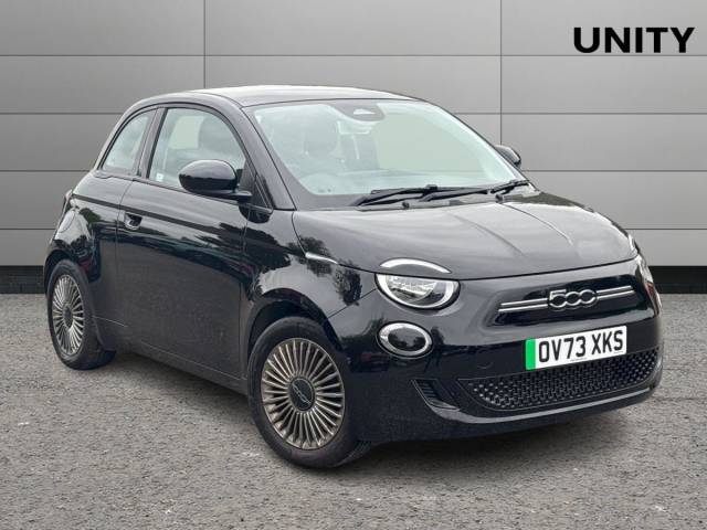 Fiat 500e 0.0 87kW Icon 42kWh 3dr Auto Hatchback Electric BLACK