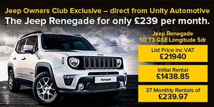 JEEP RENEGADE OWNERS CLUB EXCLUSIVE