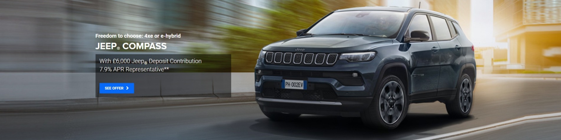 Jeep 4xe Compass Banner