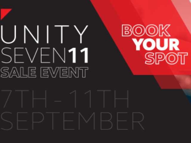 Unity Seven11 Sales Event | 7th - 11th September 2023