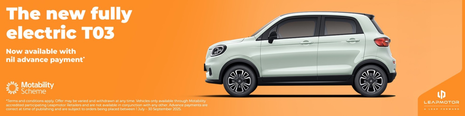 Electric T03 Motability